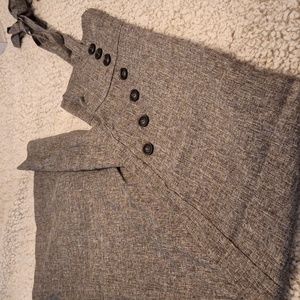 SHEIN gray wide leg jumpsuit size M/6